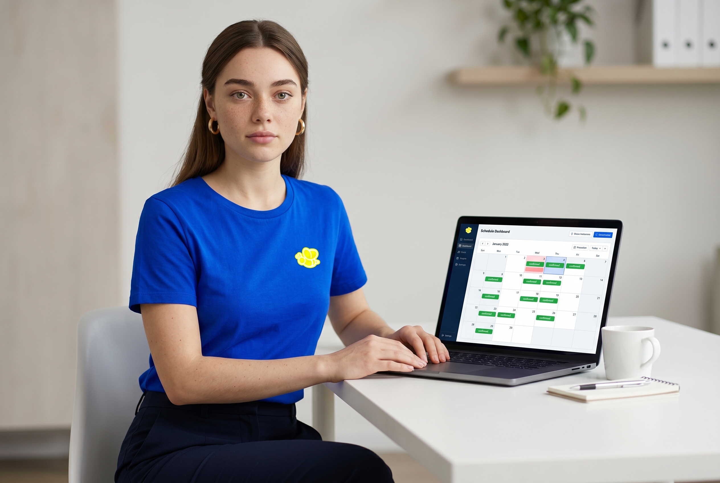 Operations manager confirming backup cleaner